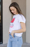RE/DONE Snoopy Allergic To Mornings Tee