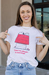 RE/DONE Snoopy Allergic To Mornings Tee