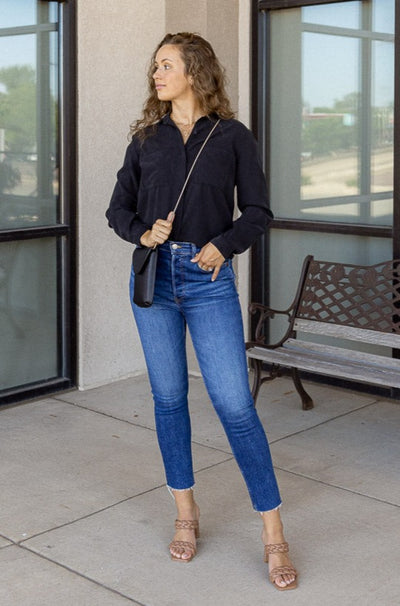 Bella Dahl Two Pocket Classic Button Down