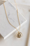St. Christopher Circle Necklace