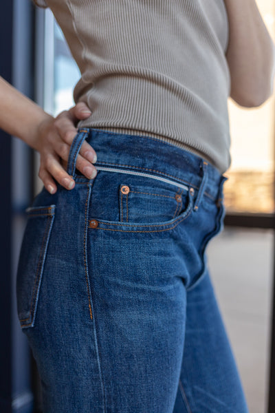 Moussy Wilbur Jeans, Dark Wash, Size 29