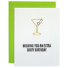 Paperclip Greeting Card, Extra Dirty Birthday