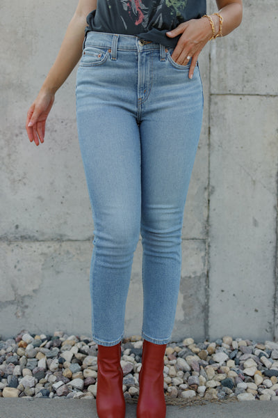 RE/DONE 90's High Rise Ankle Crop, Size 29